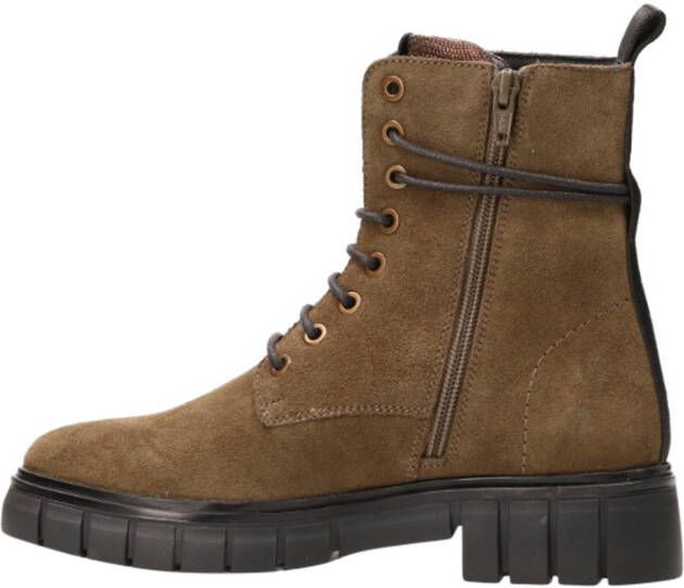 Maruti Tyler Khaki/Lizard Brons Veter boots