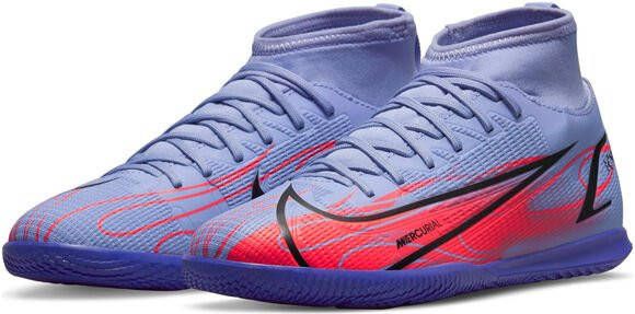Nike Jr. Mercurial Superfly 8 Club KM IC Zaalvoetbalschoenen voor kleuters/kids Paars