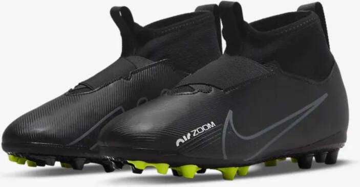 Nike Jr. Mercurial Zoom Superfly 9 Academy AG Voetbalschoenen voor kleuters/kids(kunstgras) Zwart