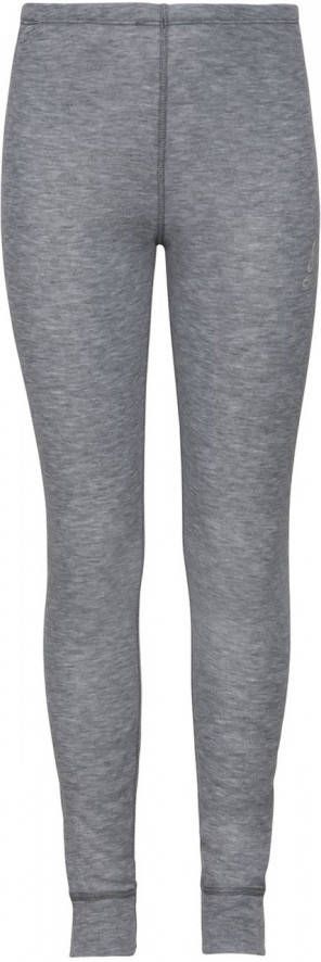 Odlo Long Warm Broek Junior Grijs gemeleerd