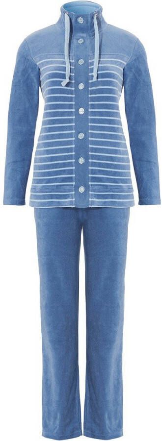 Pastunette Velours huispak met knopen