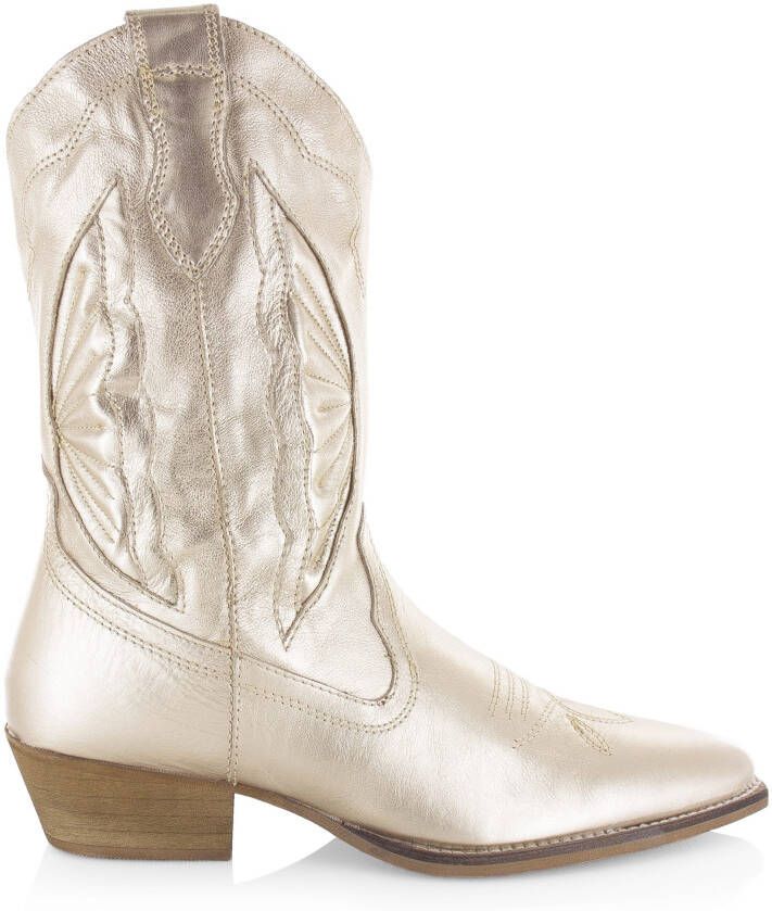 POELMAN PS westernlaars goud