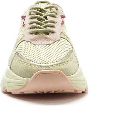 PS Poelman Tokio leren sneakers beige/roze