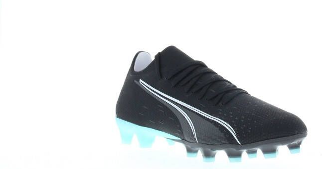 PUMA Ultra Match Gras/Kunstgras Voetbalschoenen(MG)Zwart Wit Blauw