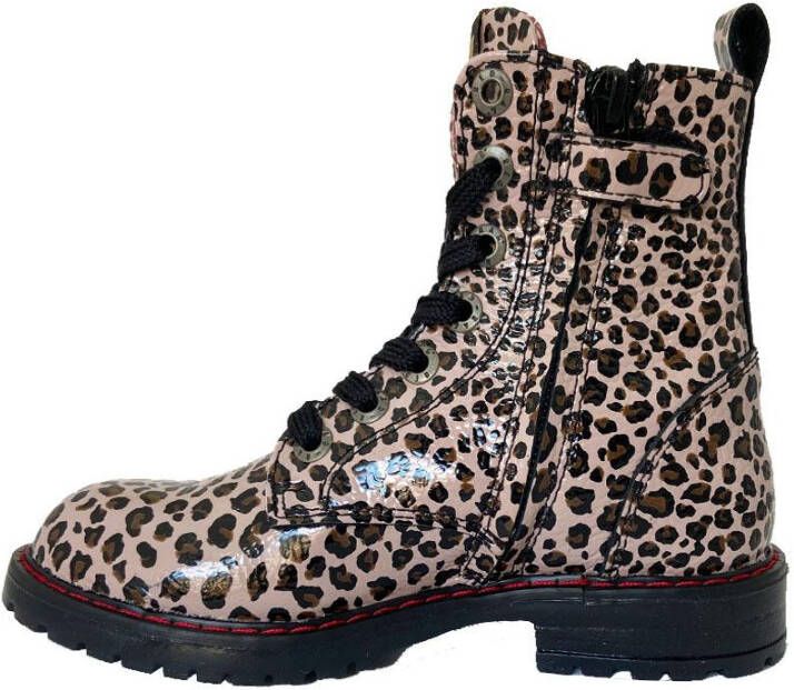 Red Rag Roze Veterboots Panter