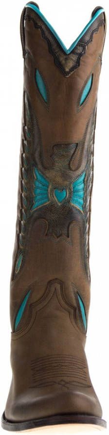 Ascot blauwe stropdas met paisley dessin