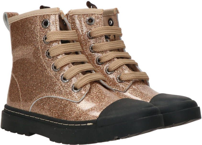 Shoesme Gouden Veterboots Sw22w011