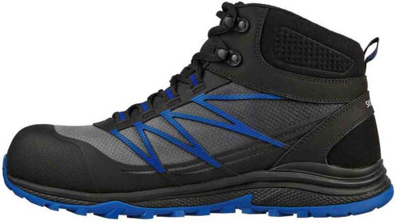 Skechers voor werk 200047ec bkbl puxal firmle zwart blauw , Zwart, Heren