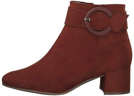 Tamaris Cika Enkellaarsje Dames Bruin/Oranje