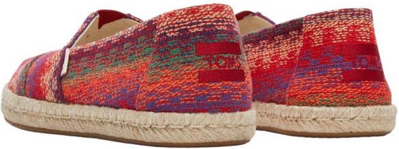 TOMS Alpargata Rope loafers multicolour 10017834 , Rood, Dames