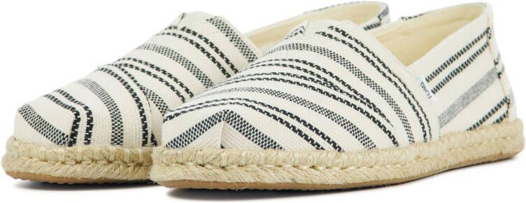 Toms Alpargata Geo espadrilles ecru/zwart