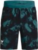 Under Armour Herenshorts Project Rock Woven Printed Coastal Teal/Fade/Wit online kopen