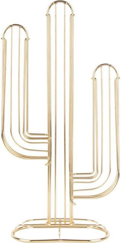 Present Time Decoratieve objecten Coffee cup holder Cactus Goud