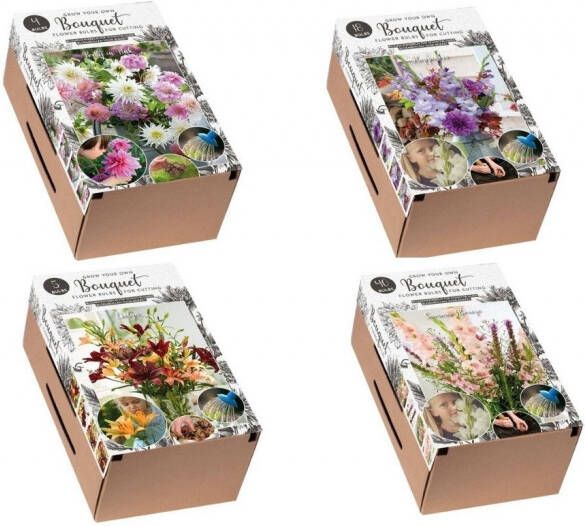 Koeman Flowerbulbs 2x Boeket Uit Eigen Tuin Bloembollen Surprise Geschenk