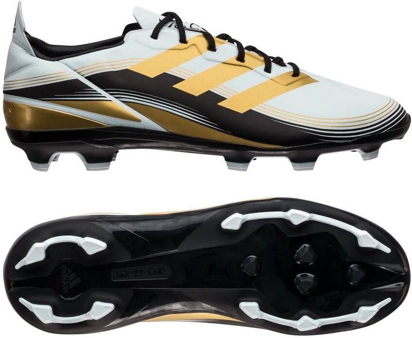 adidas GAMEMODE FG/AG Iconic Footballs Wit/Goud/Zwart Kinderen