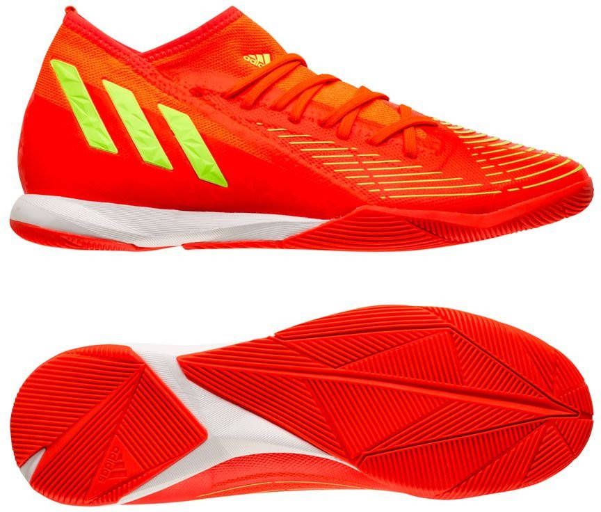 adidas Predator Edge.3 Zaalvoetbalschoenen(IN)Rood Groen