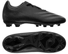 Adidas Kids adidas X GHOSTED.4 Gras/Kunstgras Voetbalschoenen(FxG)Kids Zwart Grijs