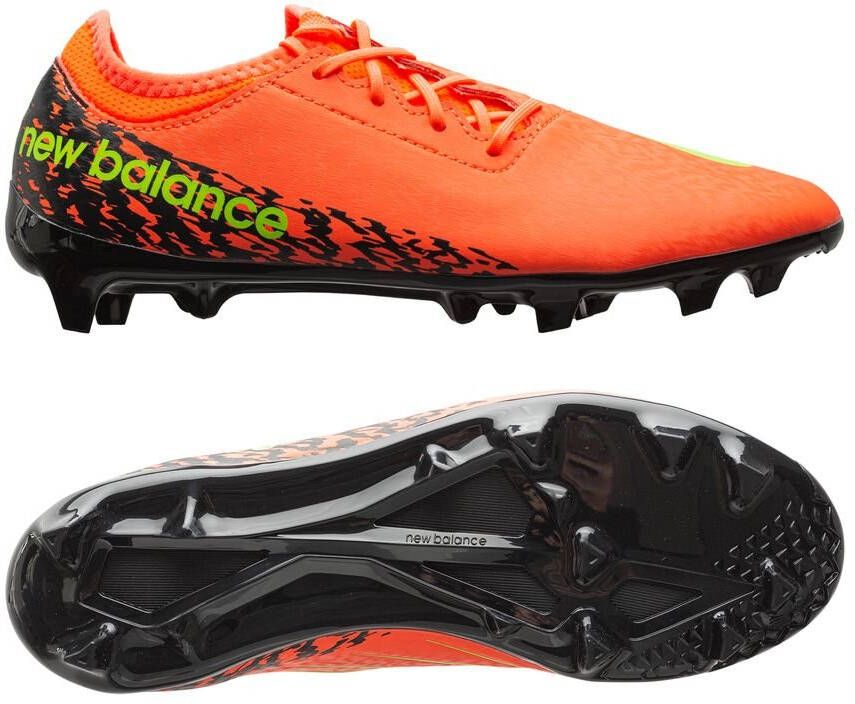 New Balance Furon V7 Dispatch FG Dizzy Heights Oranje/Neon/Zwart Kinderen