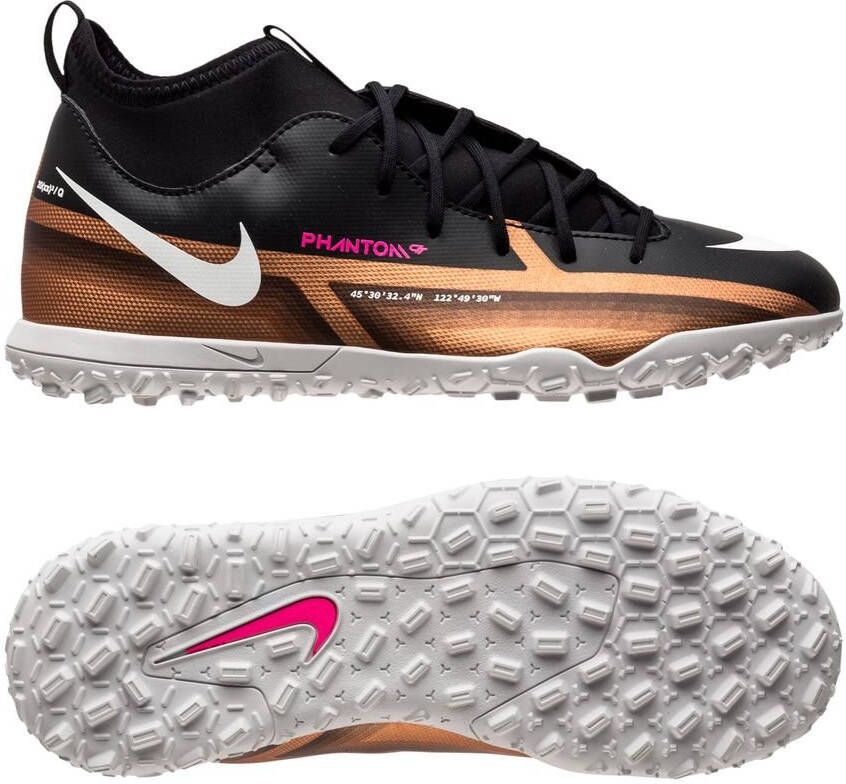 Nike Phantom GT 2 Club DF TF Generation Koper/Wit/Zwart Kinderen