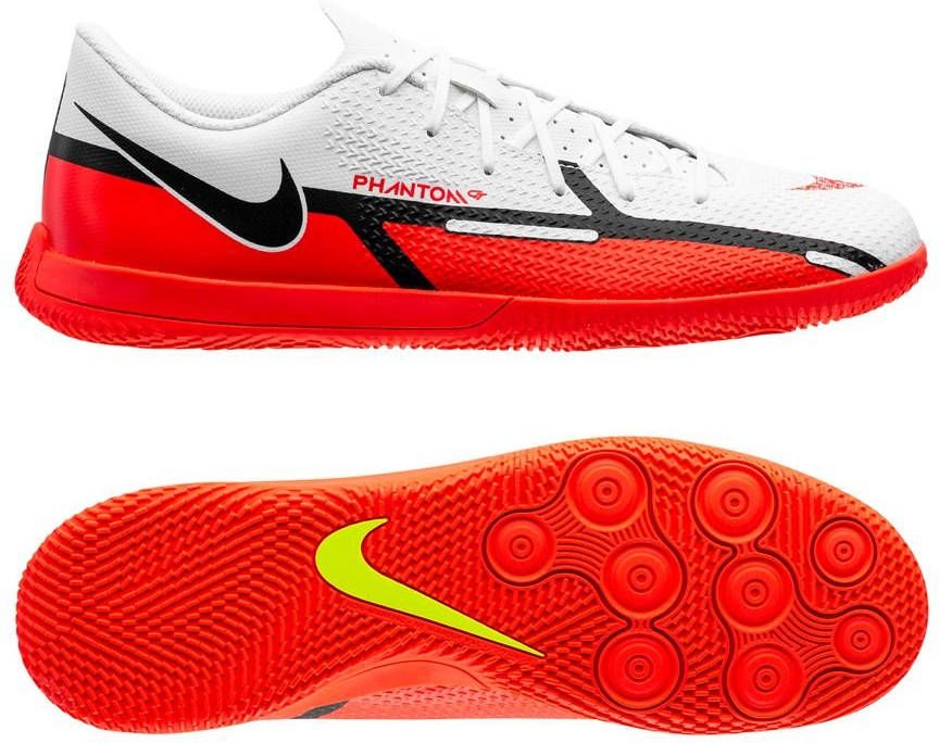 Nike Phantom GT2 Club IC voetbalshcoenen wit/rood/zwart