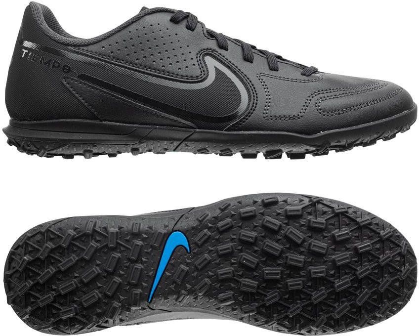 Nike Tiempo Legend 9 Club TF Voetbalschoenen(turf) Black/Summit White/Light Photo Blue/Black Dames