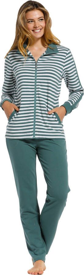 Pastunette Dames huispak 80211 138 8 groen Groen 52