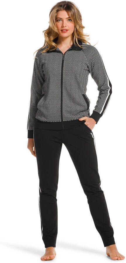 Pastunette Dames huispak 'sporty monochrome chic fashion'