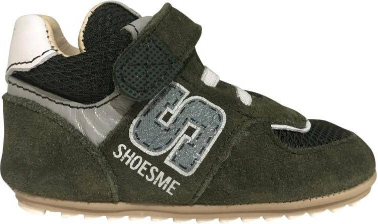 Shoesme Klittenbandschoenen Groen Suede 061206