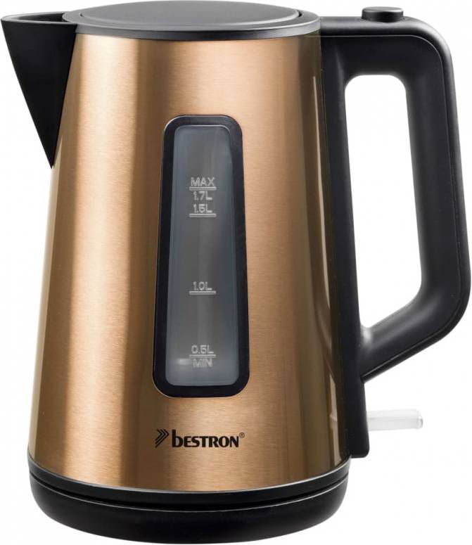 Bestron Waterkoker snoerloos Copper Collection AWK1000CO 1, 7