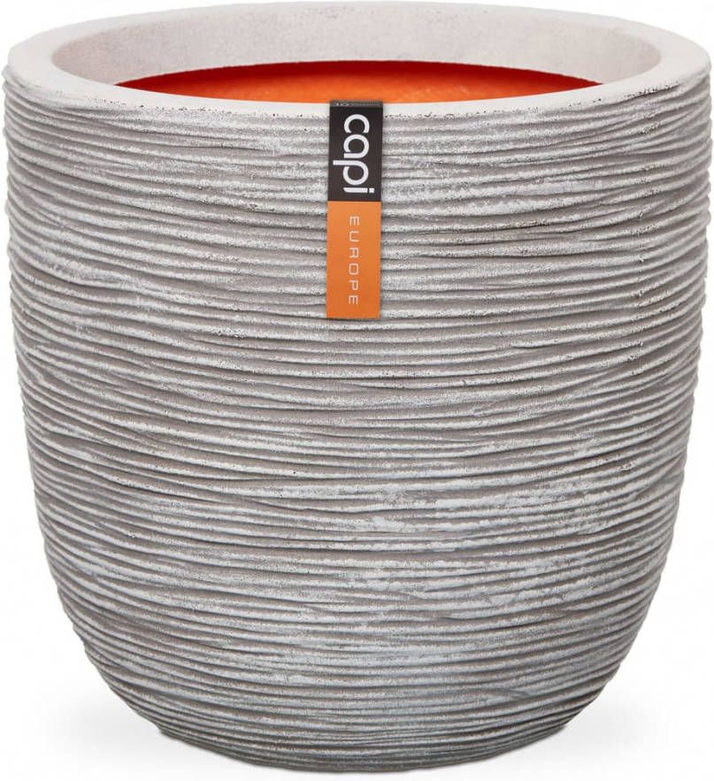 Capi europe Capi Nature Rib NL bol 35x34cm bloempot ivoor