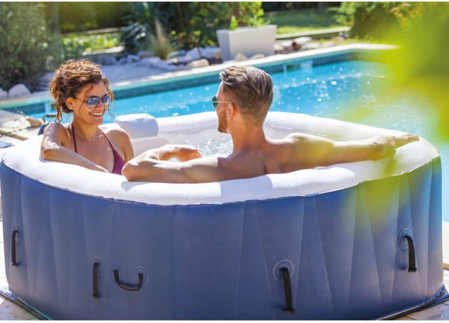 Infinite opblaasbare spa Champion 600 4 persoons vierkant