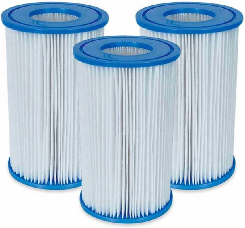 Intex Filtercartridge Type A Wit/blauw 3 Stuks