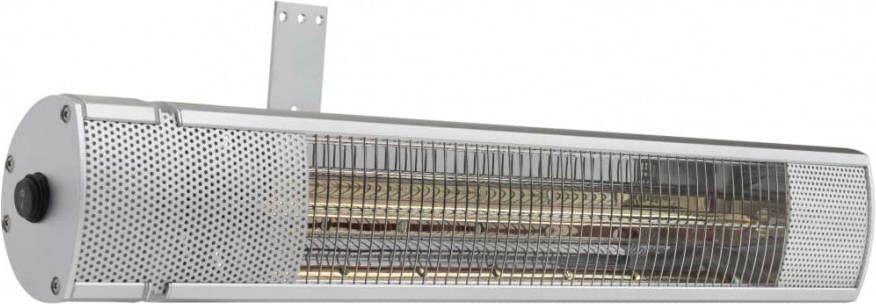 Tristar Terrasverwarmer wandmontage KA 5277 2000 W Golden Tube zilver