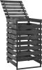VIDAXL Containerberging enkel 70x75x121 cm geverfd massief grenenhout online kopen