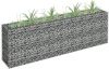 VIDAXL Gabion plantenbak verhoogd 180x30x60 cm gegalvaniseerd staal online kopen