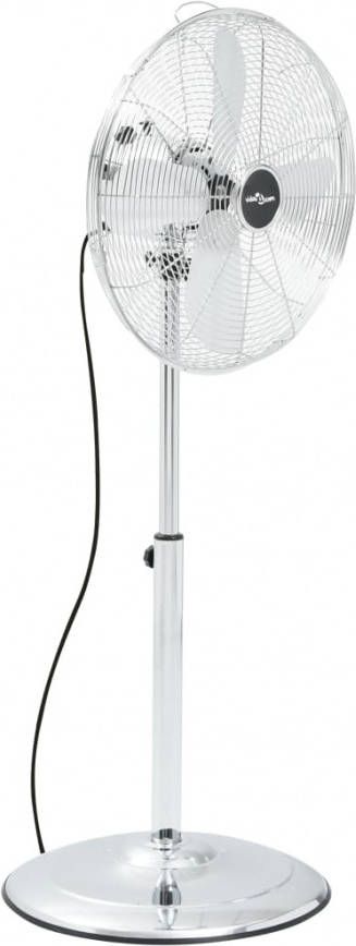 VIDAXL Statiefventilator 3 snelheden 40 cm chroomkleurig