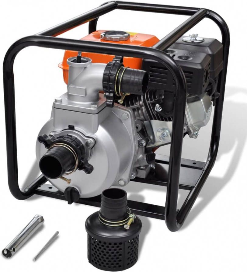 vidaXL Waterpomp benzine 80 mm 6, 5 pk