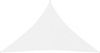 VIDAXL Zonnescherm driehoekig 3, 5x3, 5x4, 9 m oxford stof wit online kopen