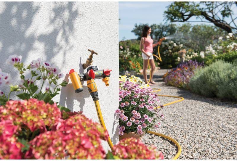 Hozelock 2250 Flowmax 2 weg waterverdeler Reguleerventiel