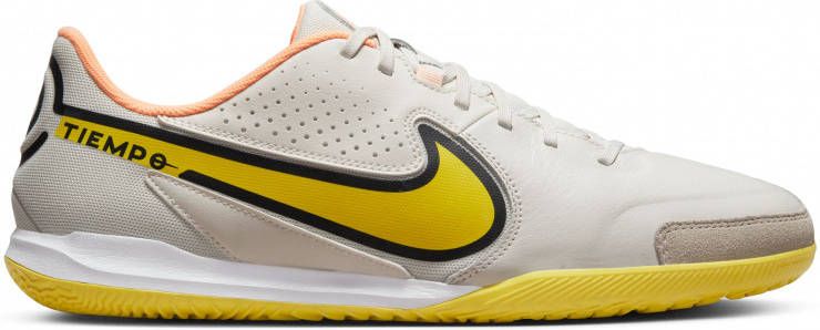 Nike Tiempo Legend 9 Academy Zaalvoetbalschoenen(IN)Beige Geel Oranje