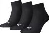 PUMA Enkelsokken Quarter Plain 3 Pak Zwart/Wit online kopen