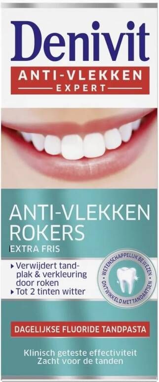 Denivit 12x Tandpasta Anti Vlekken Rokers 50 ml