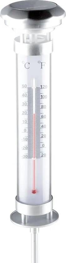 Grundig Tuinlamp thermometer Solar 57 Cm Brandtijd 6 8 Uur