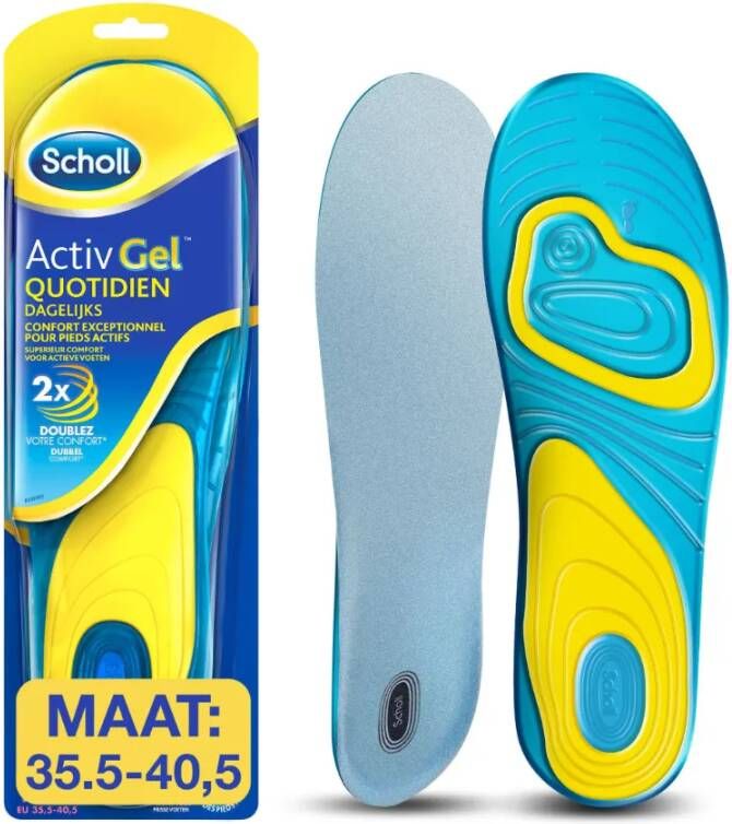 Scholl ActivGel Inlegzolen Dagelijks Vrouw 35.5 40.5