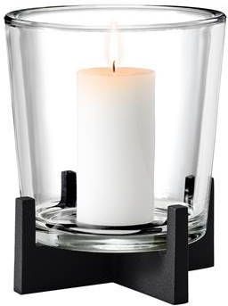 Blomus Nero windlicht op standaard large 23 cm