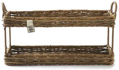 Riviè, ra Maison Double Tray opbergmand 40 x 12 cm