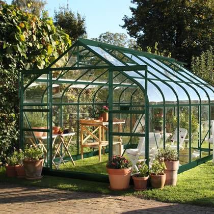 Royal Well | Tuinkas Supreme 148 | Veiligheidsglas 3 mm | Groen