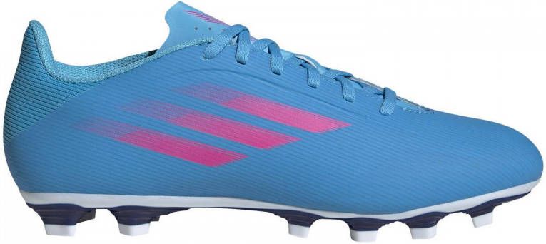 Adidas Performance X Speedflow.4 voetbalschoenen lichtblauw/fuchsia/donkerblauw