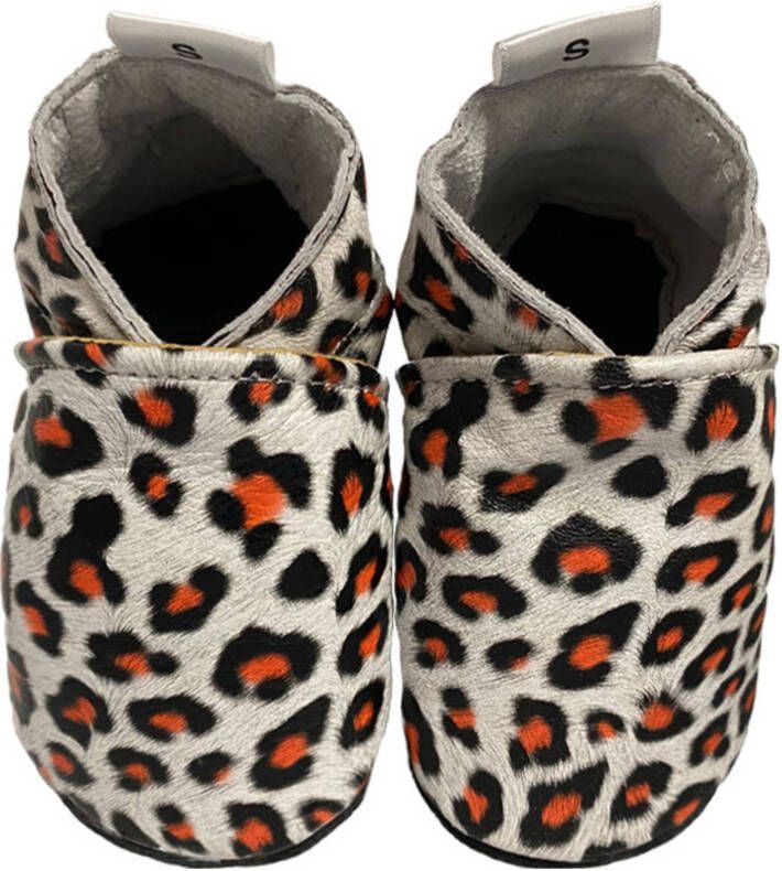 Babysteps leren babyslofjes met panterprint