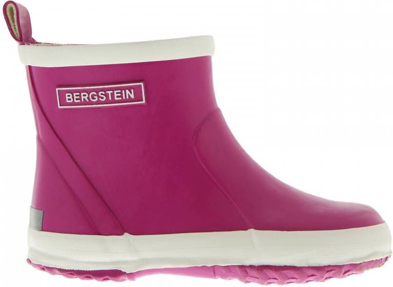 Bergstein Chelseaboot lage regenlaarzen fuchsia
